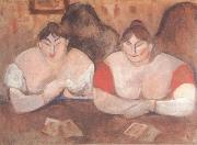 Edvard Munch Luosi and Aimani oil painting artist